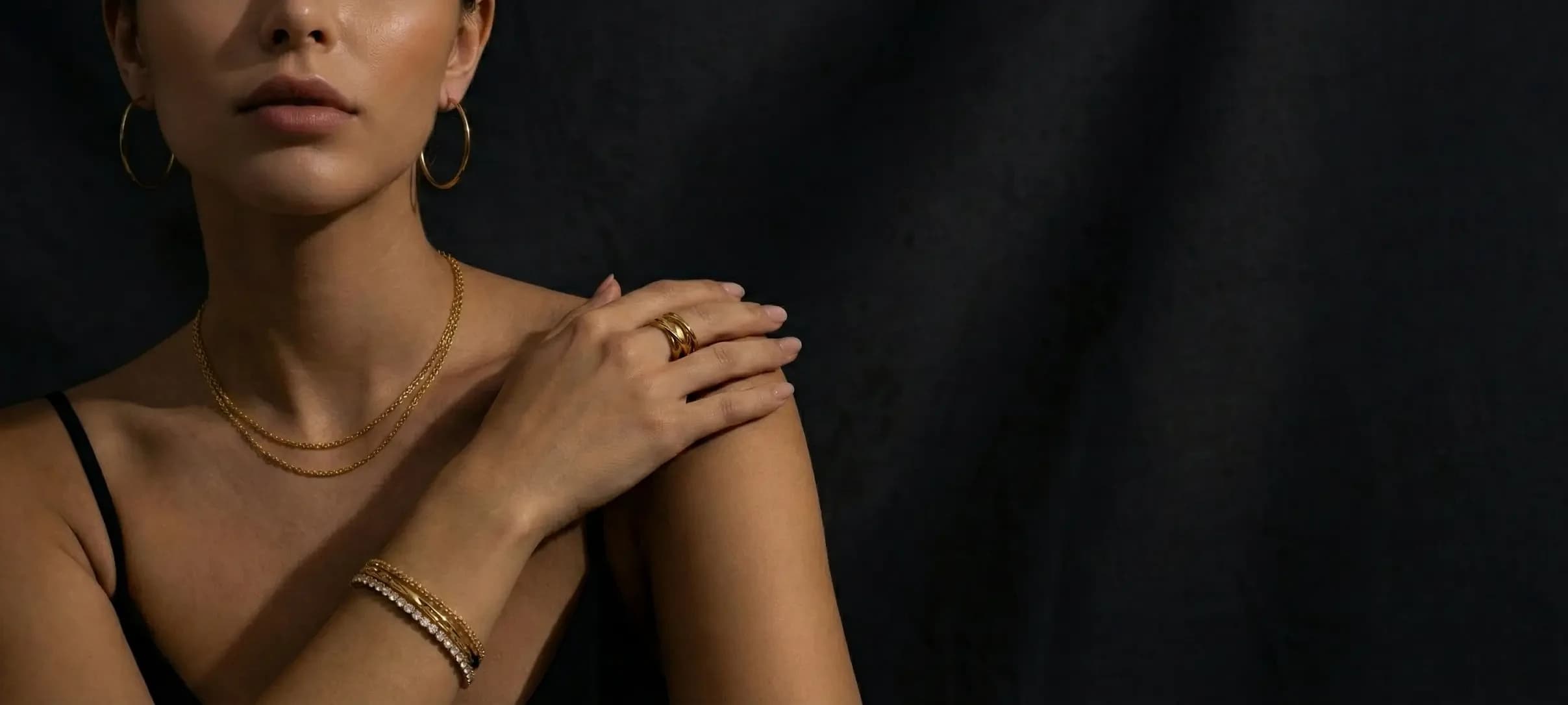 Norrva waterproof gold-plated jewelry